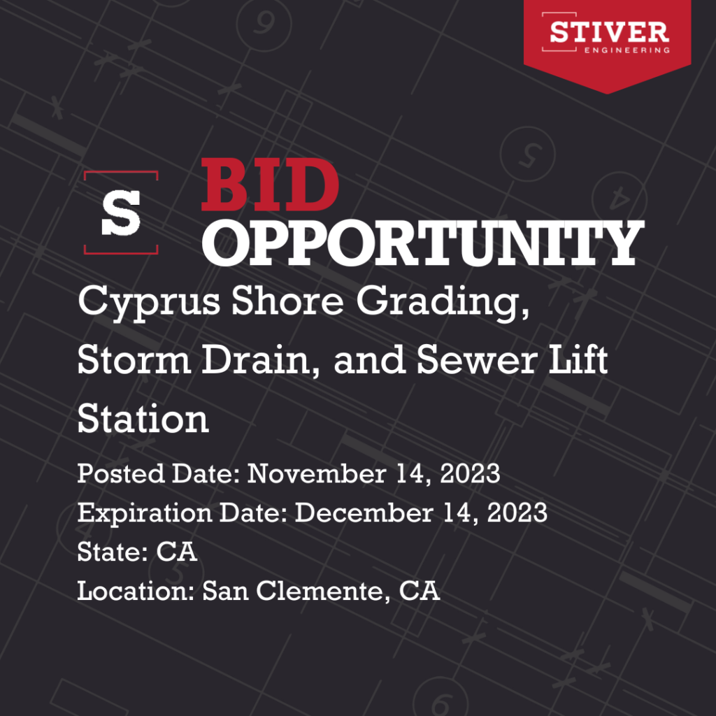 Cyprus Shore Grading, Storm Drain, And Sewer Lift Station Improvements