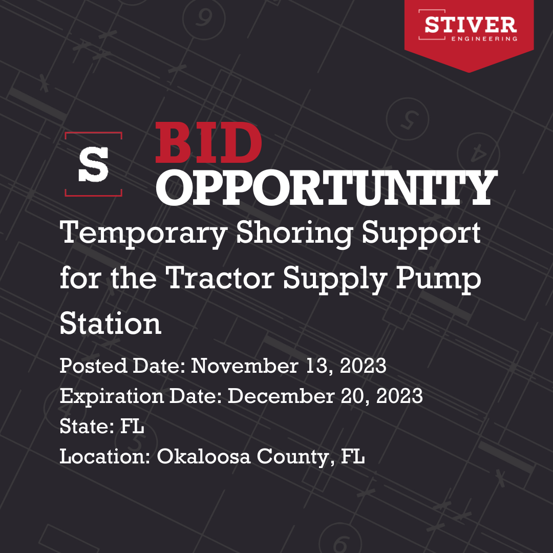 Temporary Shoring Support For The Tractor Supply Pump Station