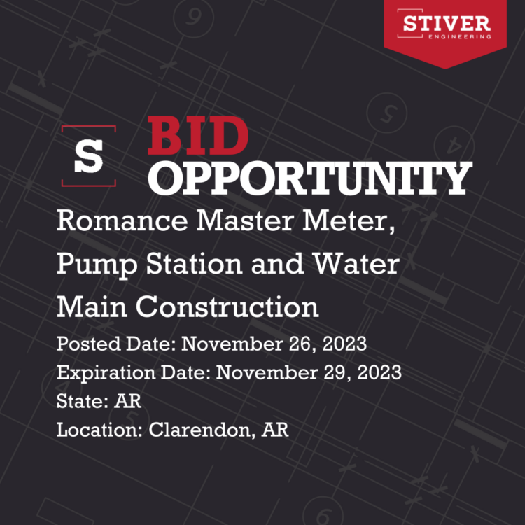 OPPORTUNITY-32 Romance Master Meter, Pump Station And Water Main Construction