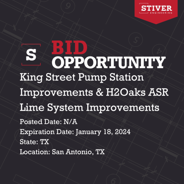 King Street Pump Station Improvements & H2oaks Asr Lime System