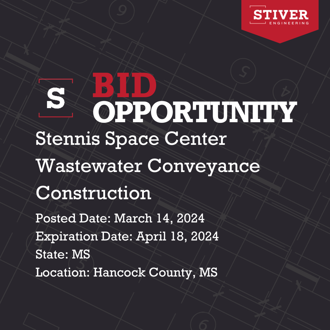 Stennis Space Center Wastewater Conveyance Construction