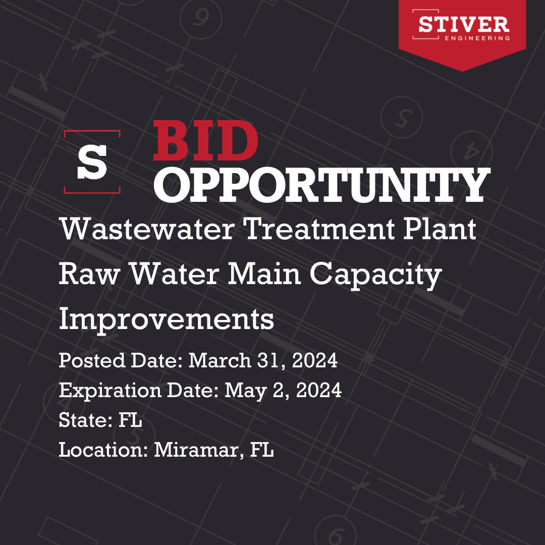 Wastewater Treatment Plant Raw Water Main Capacity Improvements