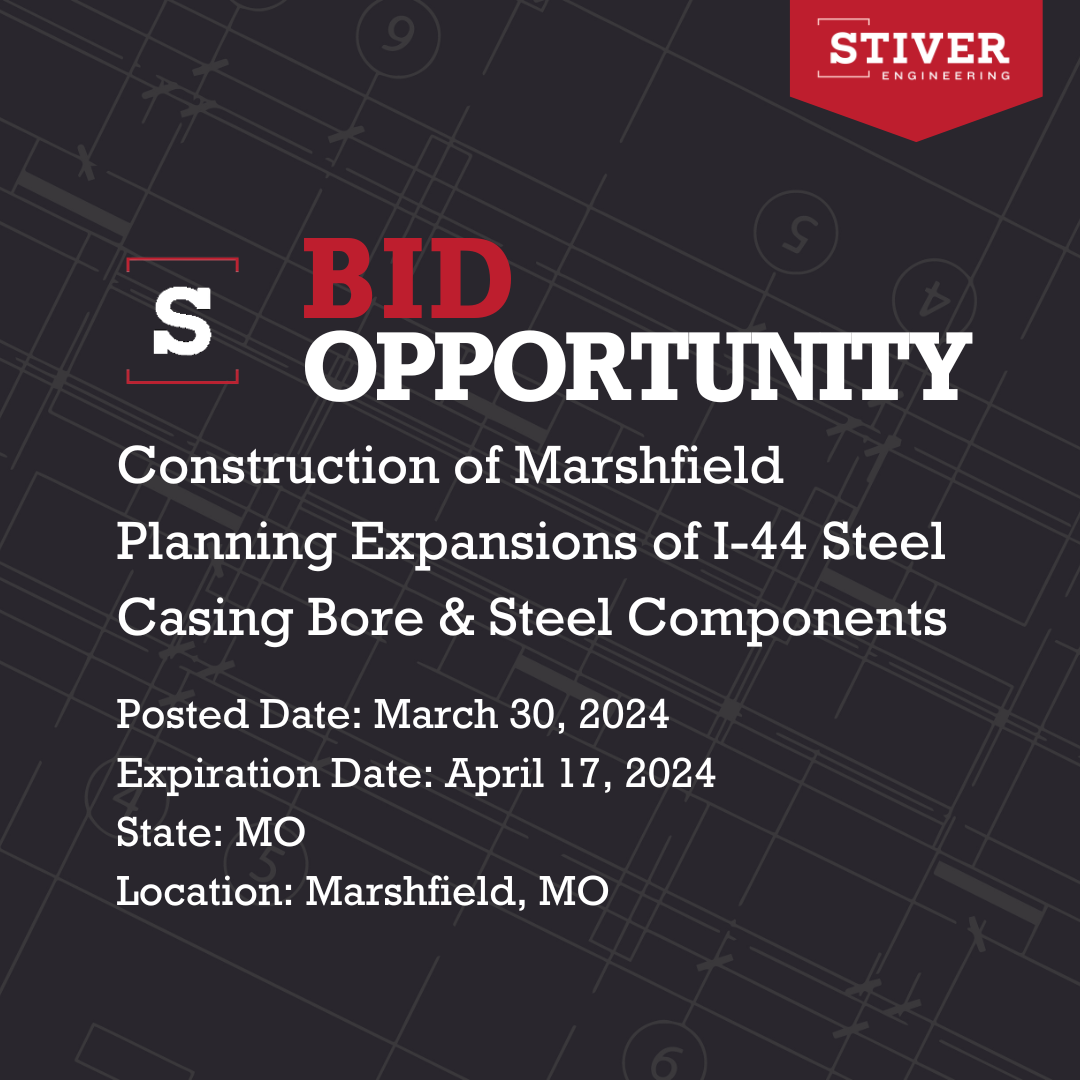Construction Of Marshfield Planning Expansions Of I-44 Steel Casing Bore & Sewer Components