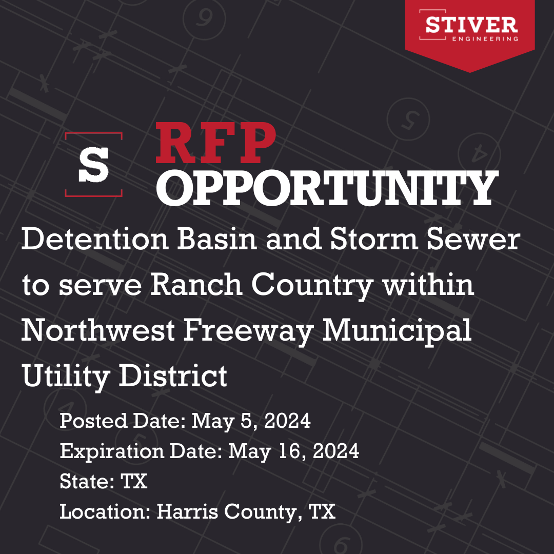 Detention Basin And Storm Sewer To Serve Ranch Country Within Northwest Freeway Municipal Utility District