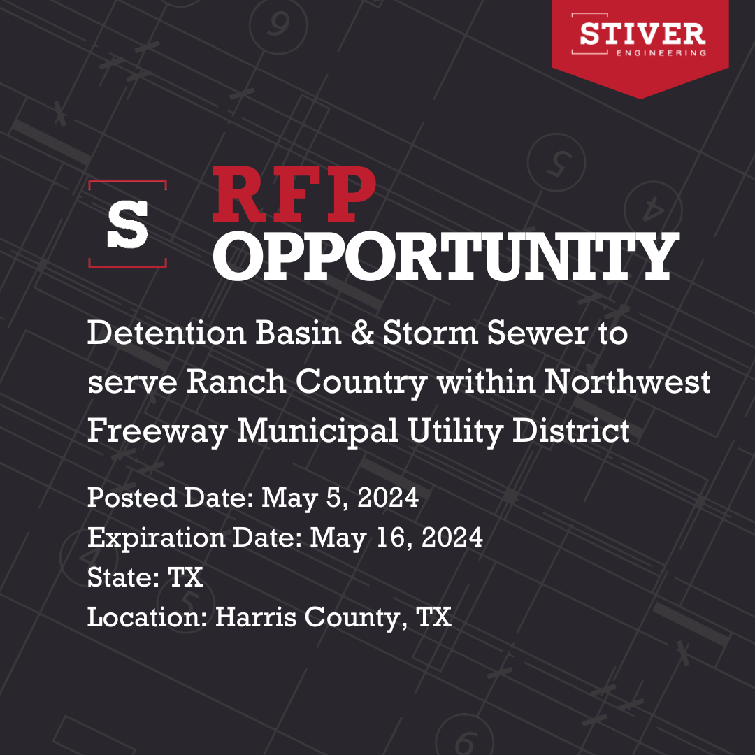 Detention Basin And Storm Sewer To Serve Ranch Country Within Northwest Freeway Municipal Utility District