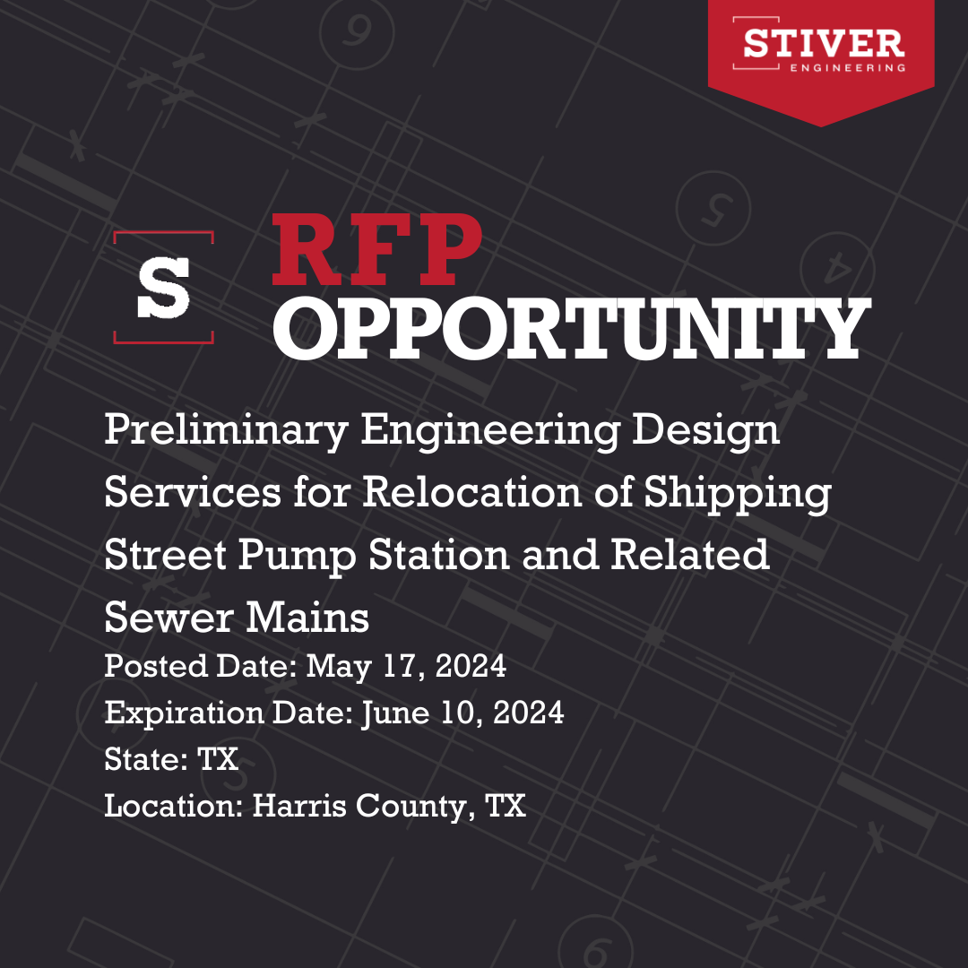 Preliminary Engineering Design Services For Relocation Of Shipping Street Pump Station And Related Sewer Mains
