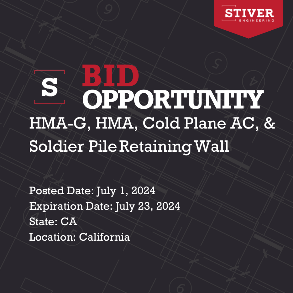 Hma-g, Hma (type A), Cold Plane Ac, & Soldier Pile retaining wal