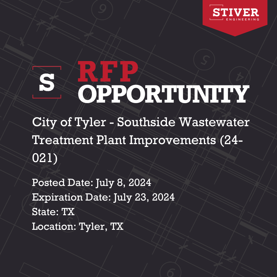 City of Tyler - Southside Wastewater Treatment Plant Improvements (24-021)
