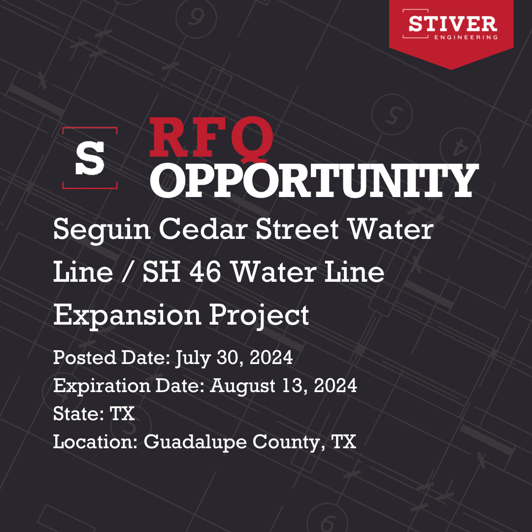 Seguin Cedar Street Water Line / SH 46 Water Line Expansion Project