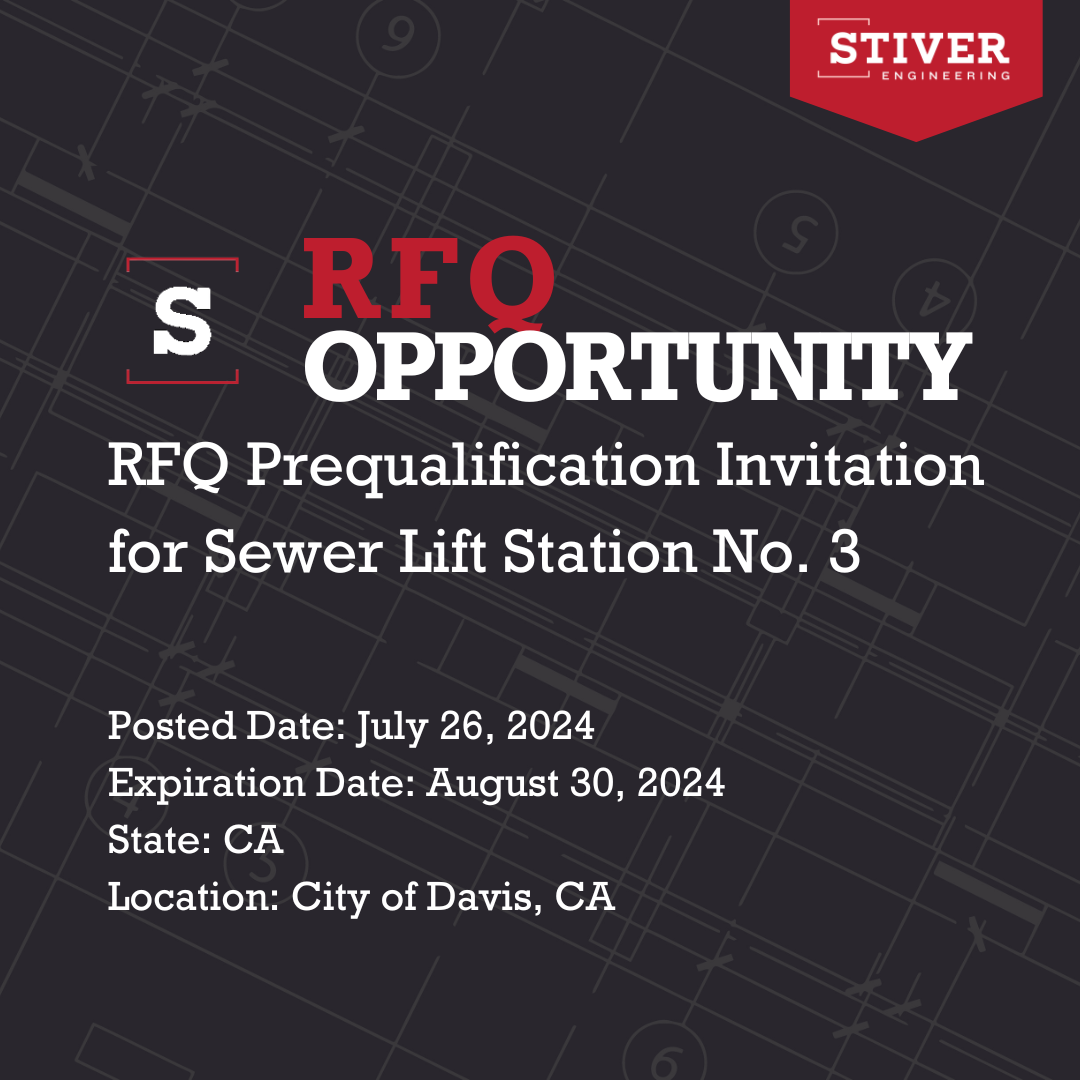 Rfq Prequalification Invitation For Sewer Lift Station No. 3