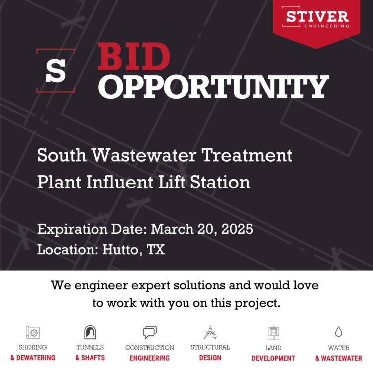 Tunnel effluent Pump Station, Facility Building Construction, Site Improvements – Rebid